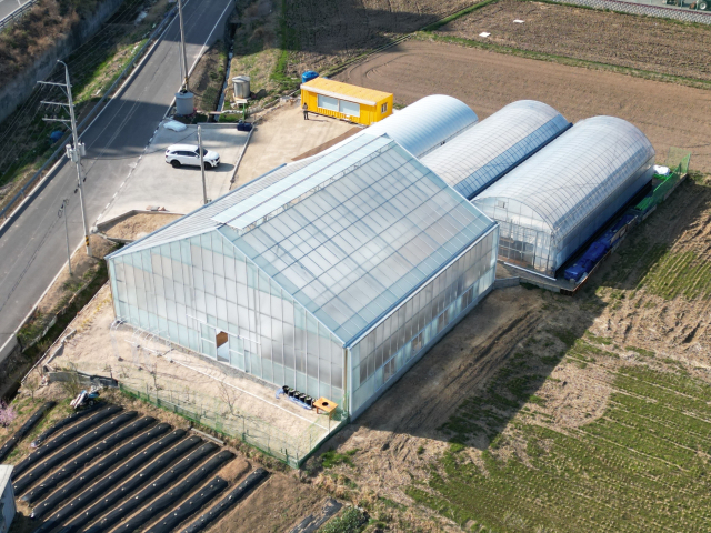 울산 울주군 소개 '에코 유리온실' 전경. 동서발전 제공