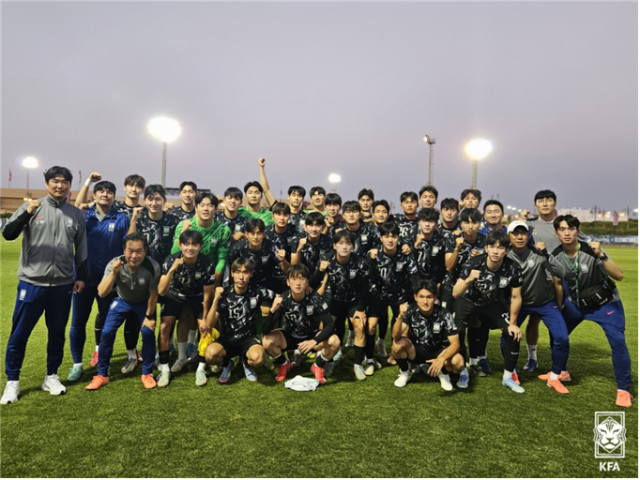 U20 축구 국가대표팀이 다음 달 칠레에서 열리는 FIFA U20 월드컵 대비 전지훈련을 이달 말부터 다음 달 초까지 경남 김해종합운동장에서 진행한다. 김해시 제공
