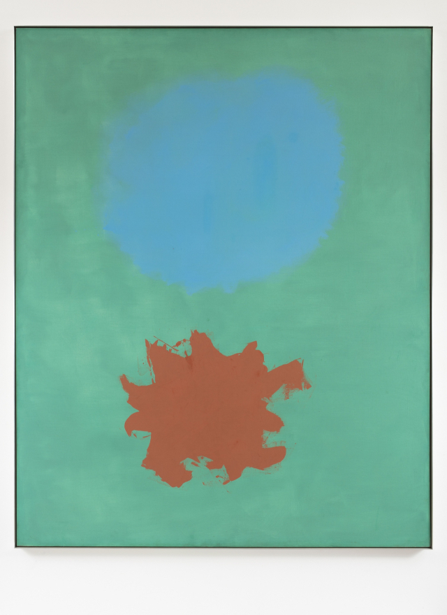 페이스 갤러리가 소개하는 미국 추상주의 선구자 아돌프 고틀리브의 1962년 작 ‘익스팬딩’(Expanding). 프리즈 제공