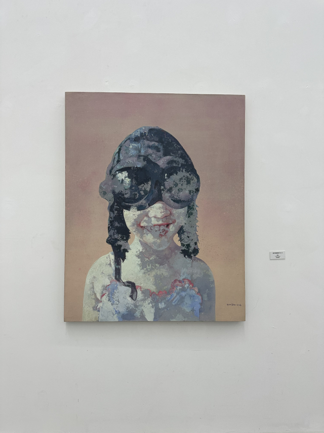 중국 청두 란딩예술구 안에 자리한 란딩미술관에서 열리고 있는 소장품 상설전에서 만난 궈웨이 작품. 청두(중국)=김은영 기자 key66@