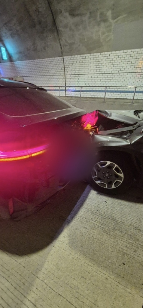 사고 현장 모습. 부산 사하경찰서 제공