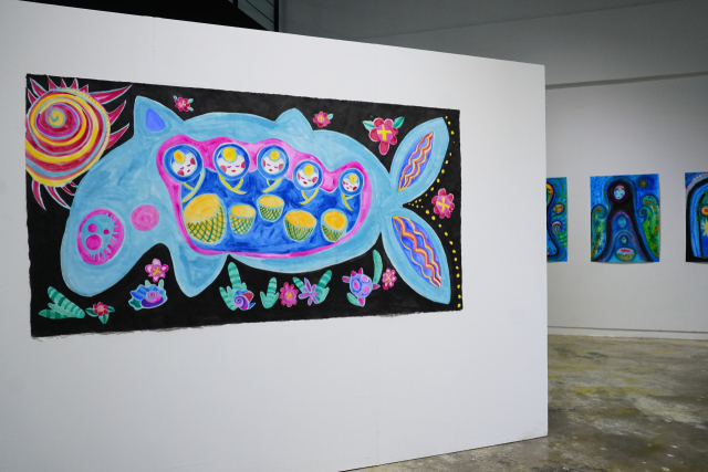 황신 작가의 전시 전경 이미지. 부산문화재단 제공