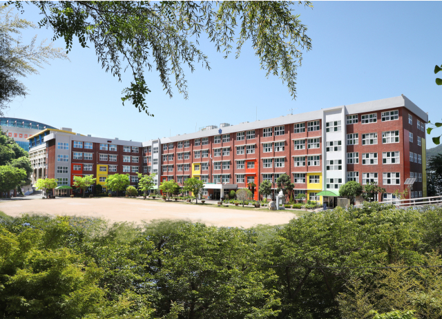 주례여자고등학교 전경. 부산시교육청 제공