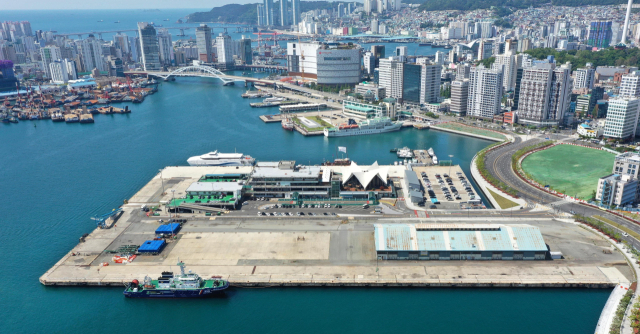 북항 1부두 전경. 부산연구원 제공