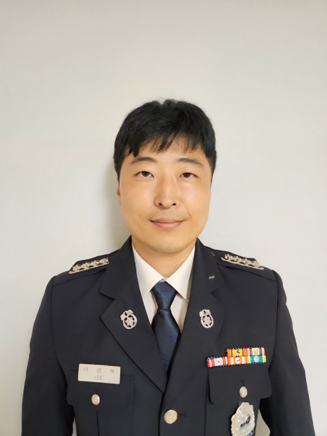 부산 금정소방서 소속 이성혁 소방장. 부산소방재난본부 제공