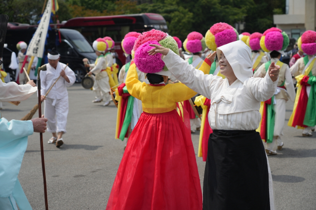 부산고분도리걸립 공연 모습. 부산문화재단 제공