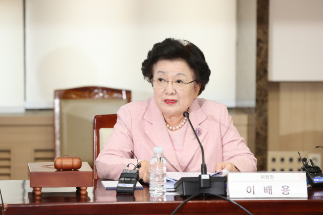 이배용 국가교육위원회 위원장. 연합뉴스