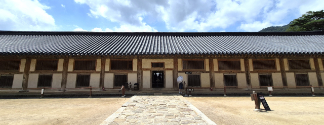 1995년 유네스코 세계문화유산으로 지정된 경남 합천군 해인사 장경판전. 남태우 기자