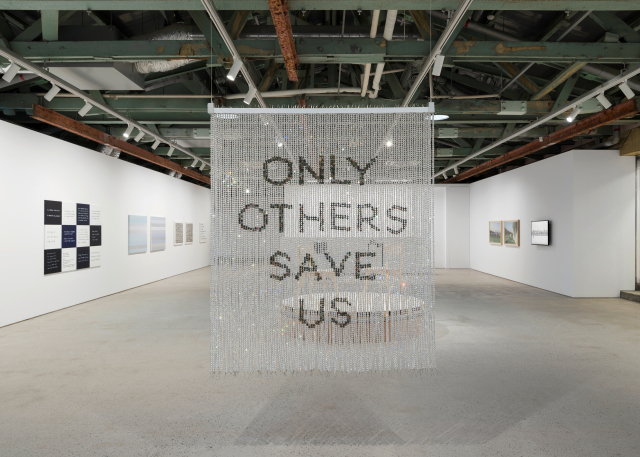 안규철, '열두 개의 질문' 설치 전경. 국제갤러리 제공