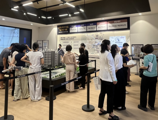 지난달 29일 첫선을 보인 견본주택. 포스코이앤씨 제공