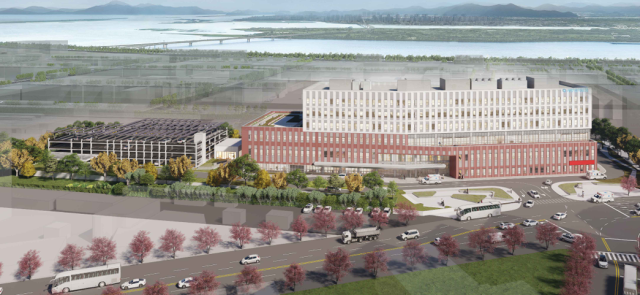 부산 사하구 신평동에 들어설 서부산의료원 조감도(안). 부산시 제공