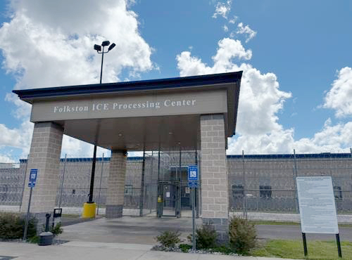 6일(현지시간) 미국 당국의 이민단속으로 체포된 현대차-LG엔솔 배터리공장 건설 현장 직원들이 수감돼 있는 있는 조지아주 포크스턴의 이민세관단속국(ICE) 구금시설. 연합뉴스