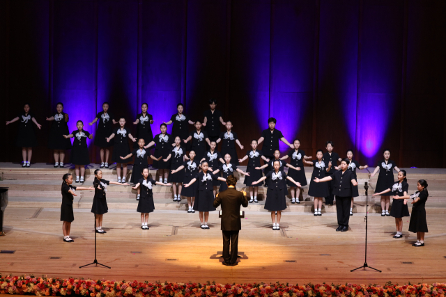 부산시립소년소녀합창단. 부산문화회관 제공