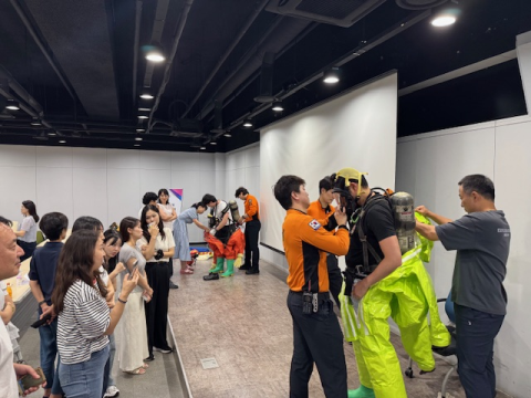 현장실습 훈련 (2025.8. 중부소방서 등 합동)