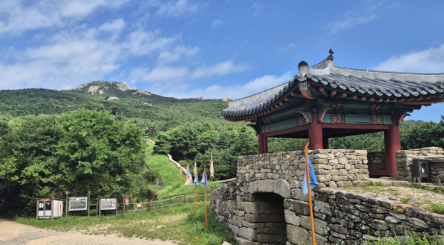 4대 성문 중 조형미가 가장 소박하다는 북문.