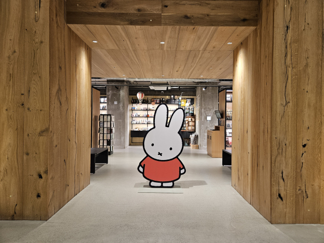 부산 수영구 포디움다이브에서 만날 수 있는 미피 캐릭터. 피플리 제공