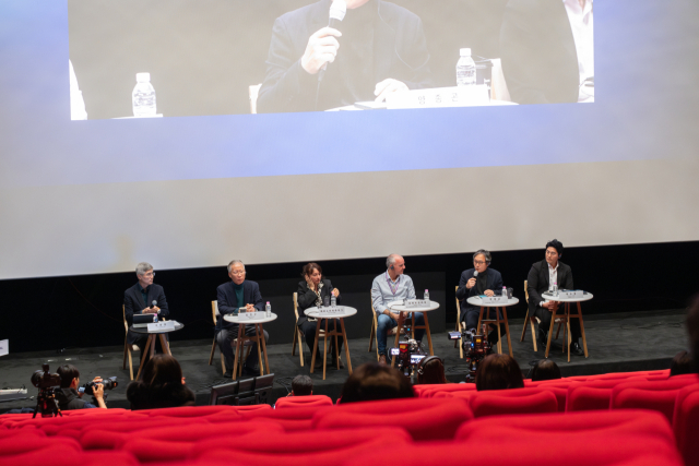 지난해 12월 부산 해운대구 영화의전당에서 열린 2024 유네스코 영화 창의도시 부산 국제 포럼 모습. 포럼은 'AI 시대 도래에 따른 영화 분야 저작권과 윤리 이슈'를 주제로 진행됐다. 영화의전당 제공