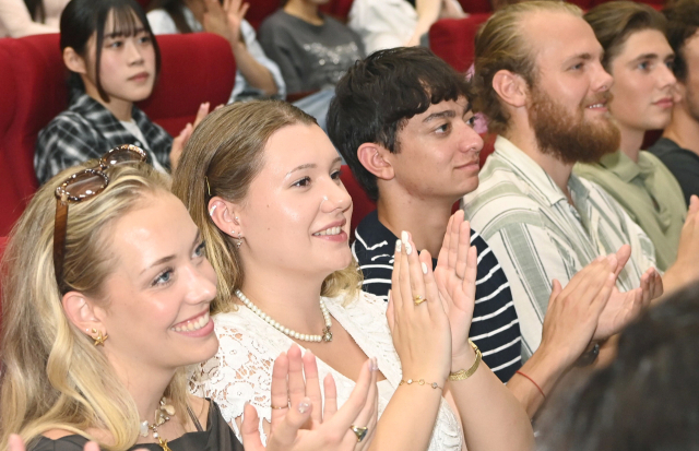 지난달 29일 열린 국립부경대 2학기 외국인 신입생 오리엔테이션. 국립부경대 제공