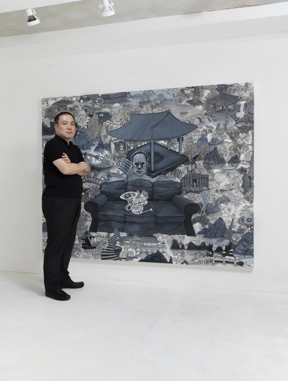 ‘연결의 망’ 전시를 선보이는 권영술(사진) X 조현서 부부 작가. 레오앤갤러리 제공