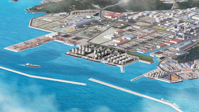 울산 남신항 조감도. 석유공사 제공