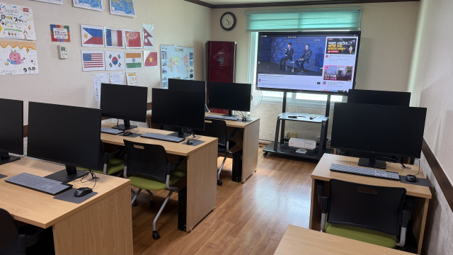 한전KDN이 미암지역아동센터에 구축한 ‘KDN IT움’ 모습. 한전KDN 제공