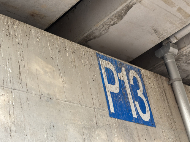 동해남부선이 지나는 부산 동래구 수안동의 한 교각 부분이 조류 배설물로 오염되고 악취를 심하게 풍기고 있다. 독자 제공