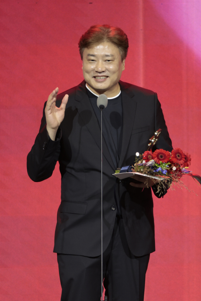 2025 부일영화상 음악상 <하이파이브> 김준석 음악감독. 정대현 기자 jhyun@