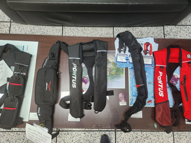 구명조끼. 한국해양교통안전공단(KOMSA) 제공