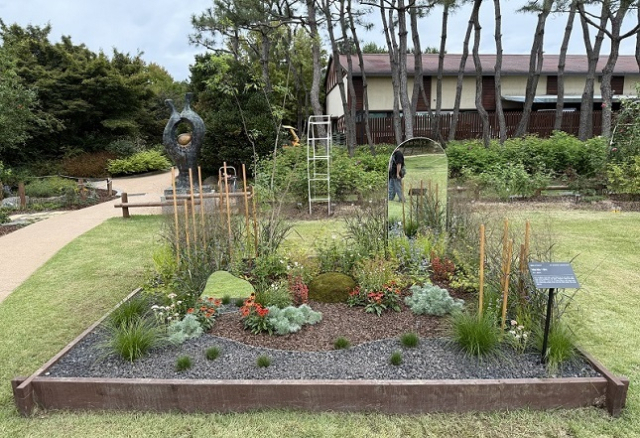 2025 한국도로공사 정원디자인 공모전 대상 작품, 초록을 켜는 정원. 한국도로공사 제공