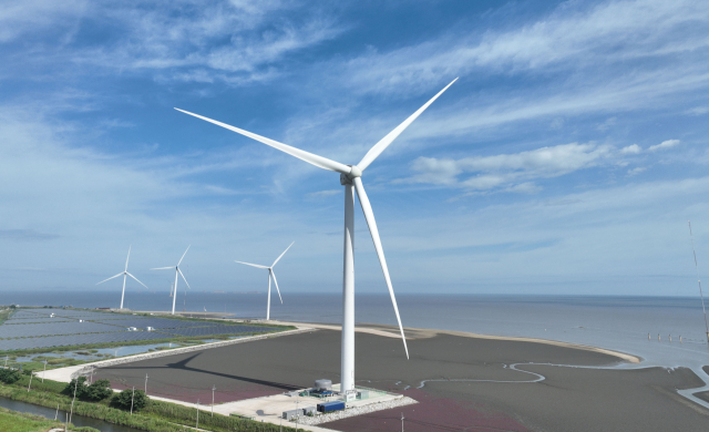 두산에너빌리티 10MW(메가와트) 해상풍력발전기. 두산에너빌리티 제공