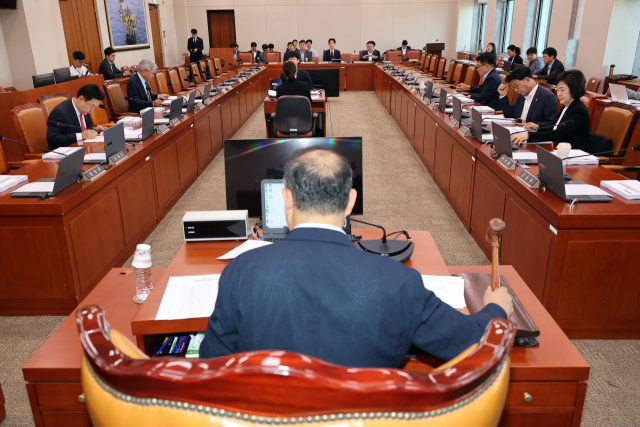 11일 서울 여의도 국회에서 산업통상자원중소벤처기업위원회 중소벤처기업소위원회가 열리고 있다. 연합뉴스