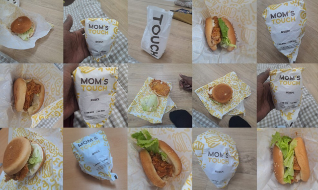 김해국제공항에 5개월간 머물고 있는 기니 국적 30대 남성 A 씨가 먹은 햄버거들. 이주민 인권을 위한 부산울산경남 공동대책위원회 제공