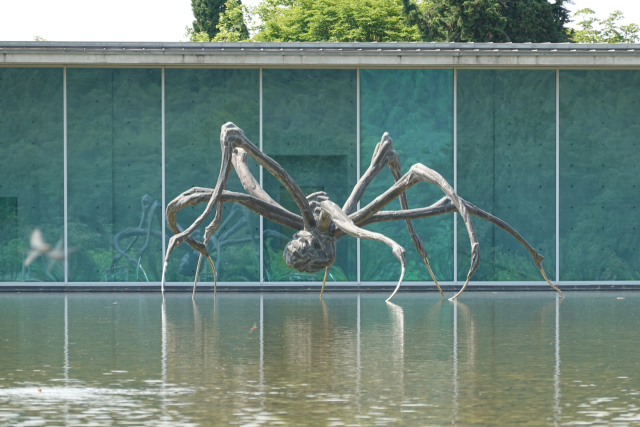 루이즈 부르주아의 거미 조각상. 이상훈 제공