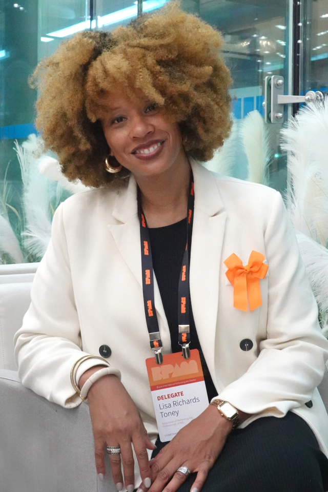 매년 1월 미국 뉴욕에서 열리는 세계 최대 공연예술마켓이자 컨퍼런스인 APAP(Association of Performing Arts Professionals)의 리사 리차드 토니 대표. 박희진 사진가 제공