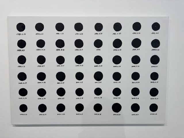 안규철 작 ‘점 습작’. 김은영 기자 key66@