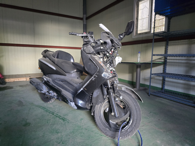 창원서부경찰서 내 압수물 보관 중인 오토바이. 경남경찰청 제공