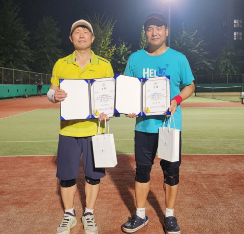 왼쪽부터 김정일·허재복 교수.