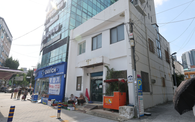 부산 동래구 옛 동래경찰서 사직1치안센터. 이재찬 기자 chan@