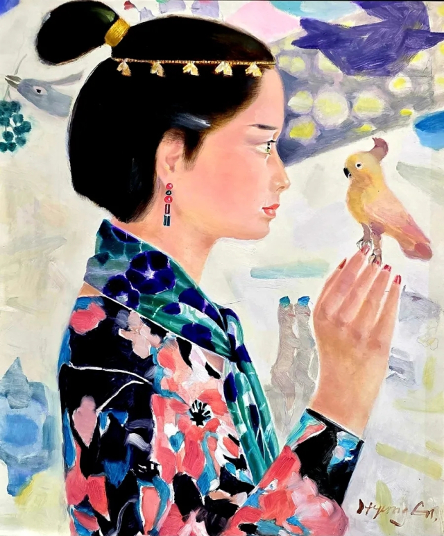 경남 통영 출신 김형근 화백 그림. 갤러리예술섬 제공