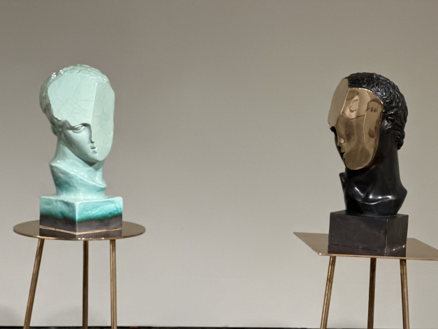 정득용 개인전 설치 전경. 사진 속 작품은 'Trace' 연작 중에서. 김은영 기자 key66@