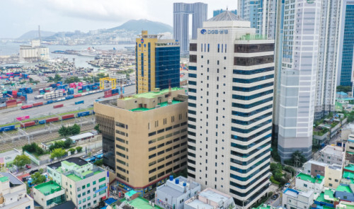 해수부 임시청사로 예정된 부산 동구 IM빌딩과 일대 전경. 김종진 기자 kjj1761@