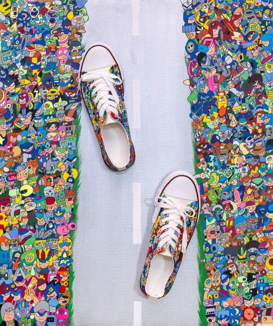 황성제, 함께 가는길(운동화). 부산문화재단 제공