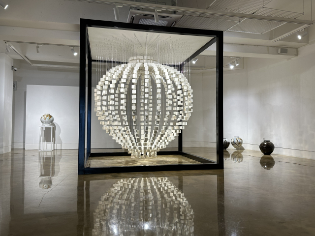 정맹용 도예전 설치 전경. 갤러리조이 제공