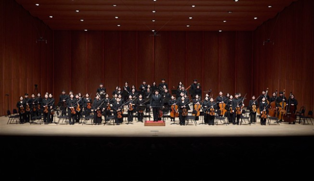 부산시립청소년교향악단 금관5중주단. 부산관광공사 제공