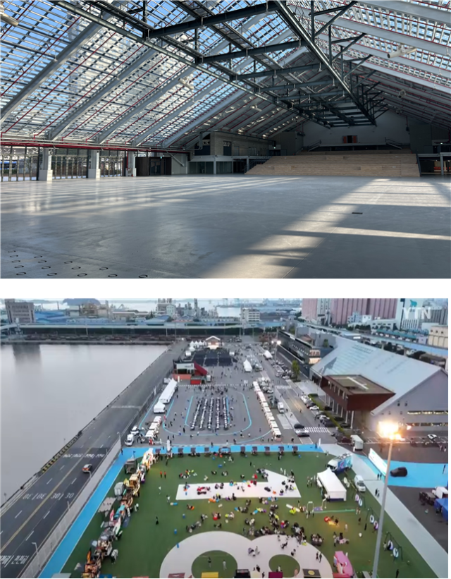 인천항 내항 항만재개발 부지(상상플랫폼) 전경. 해수부 제공