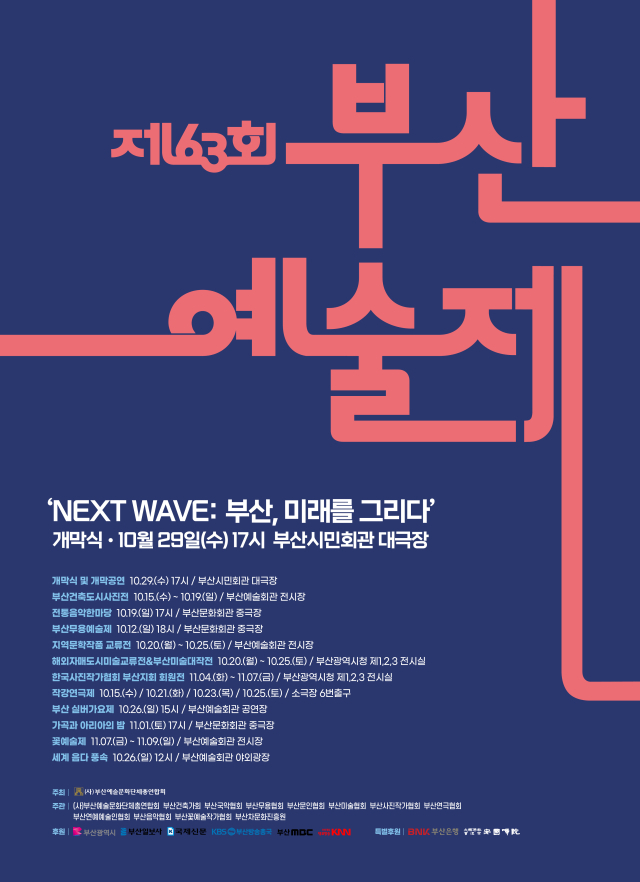 제63회 부산예술제 포스터. 부산예총 제공