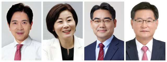 왼쪽부터 박성훈·김희정·이성권·이헌승.