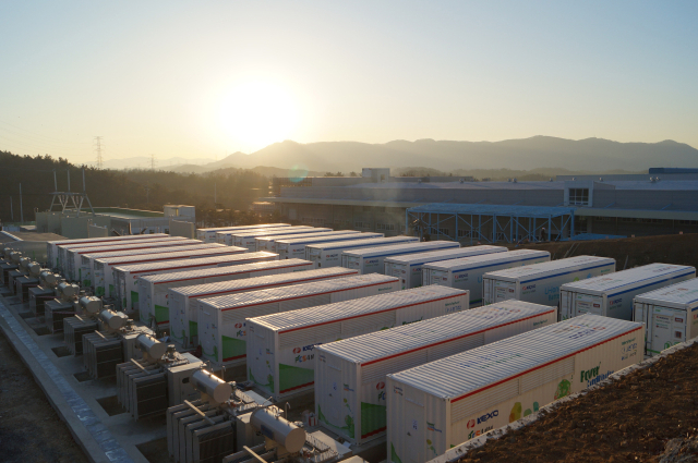 한국전력 경산ESS 전경. 한전 제공