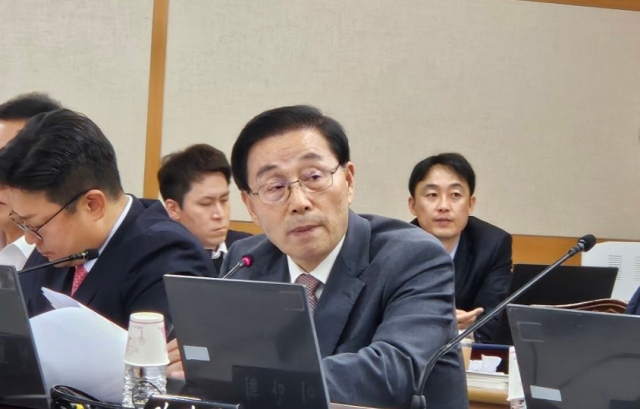 국민의힘 서천호 의원이 22일 국회 농림축산식품해양수산위원회 해양경찰청 국정감사에서 질의하고 있다. 서천호 의원실 제공