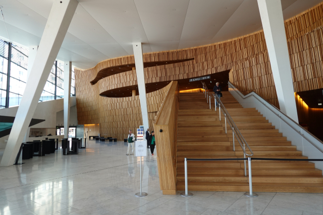 오슬로 오페라하우스 내부 공간. 이상훈 제공